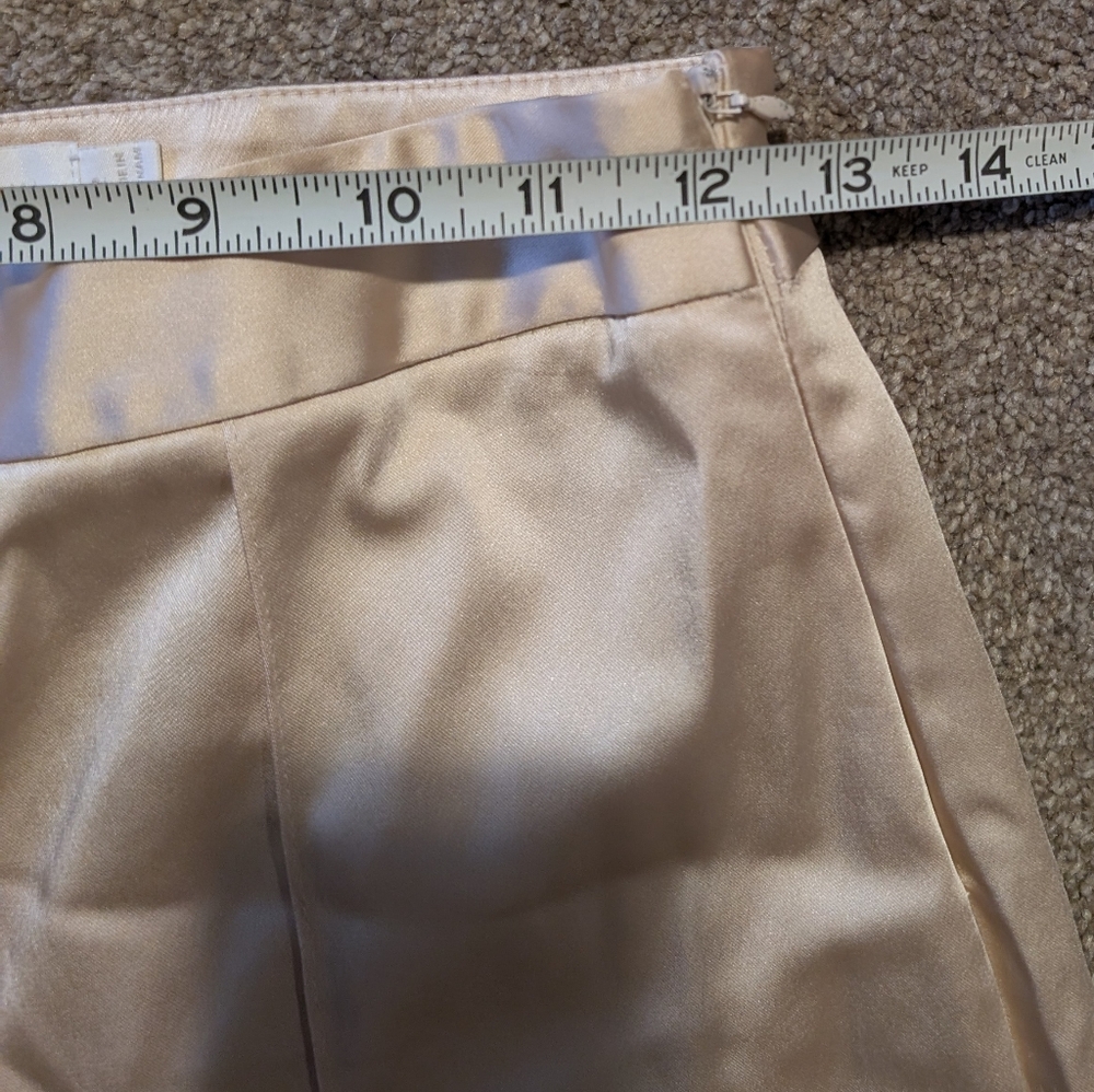 Jonathan Simkhai Satin Cropped Pants – Champagne – Size 2 – NWT - Picture 6 of 7